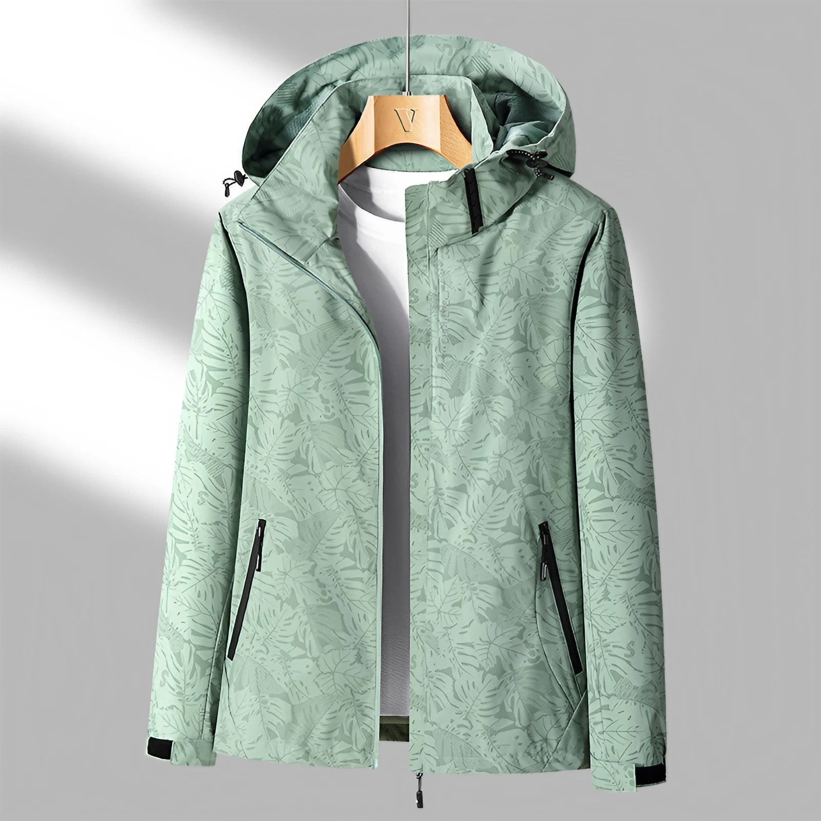 Lia Waterproof Hooded Zip Jacket