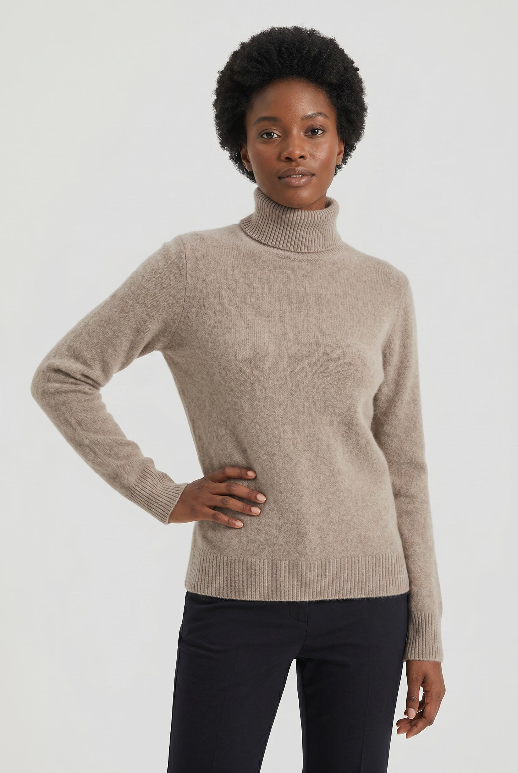 Classic Fitted Turtleneck Sweater – 16 Colors