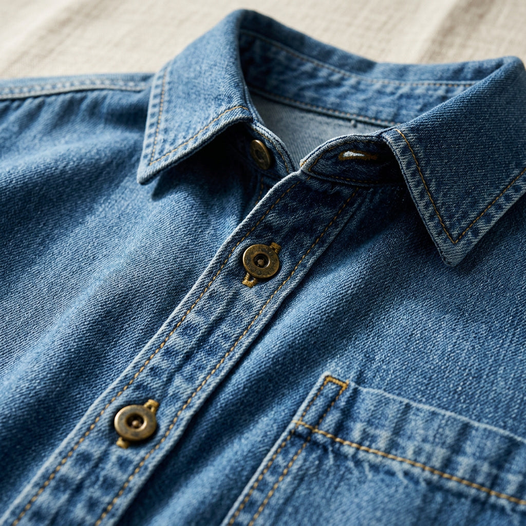 Casual Denim Shirt Dress for a Comfortable Fit