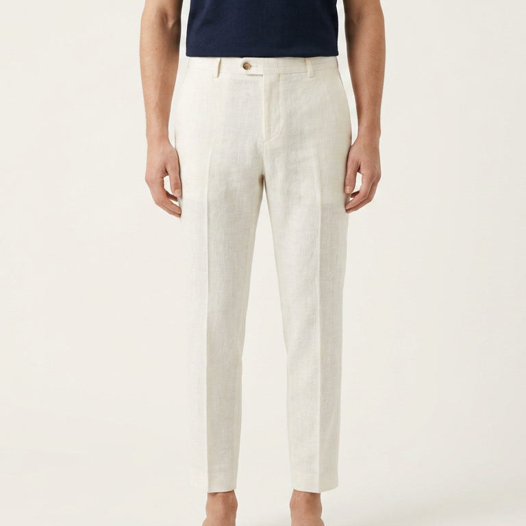 Men's Relaxed Linen Trousers