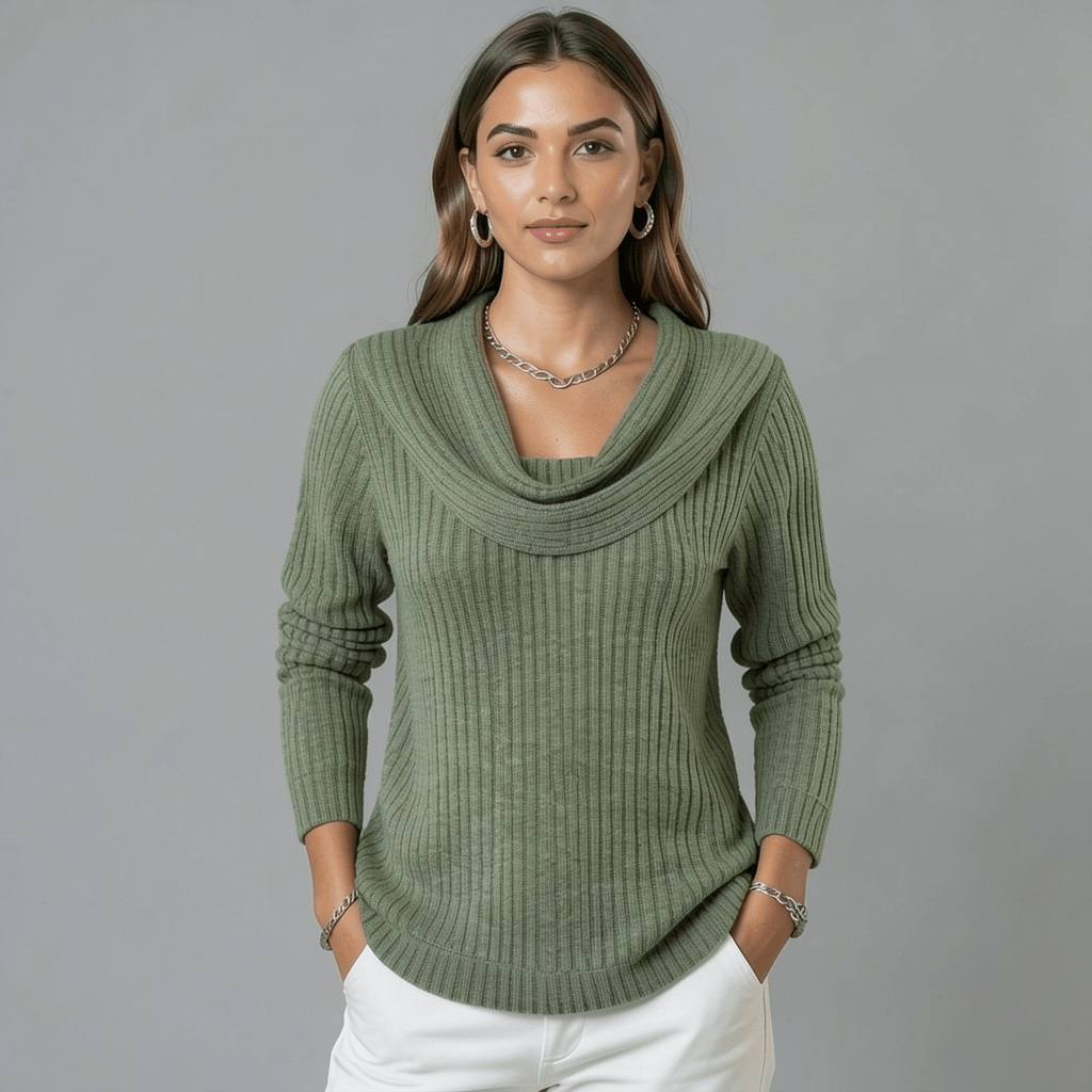Nora Cowl Neck Soft Knit Jumper