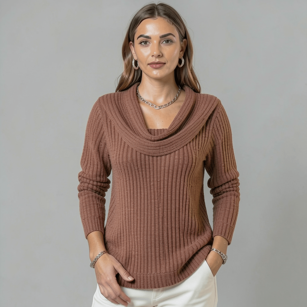 Nora Cowl Neck Soft Knit Jumper