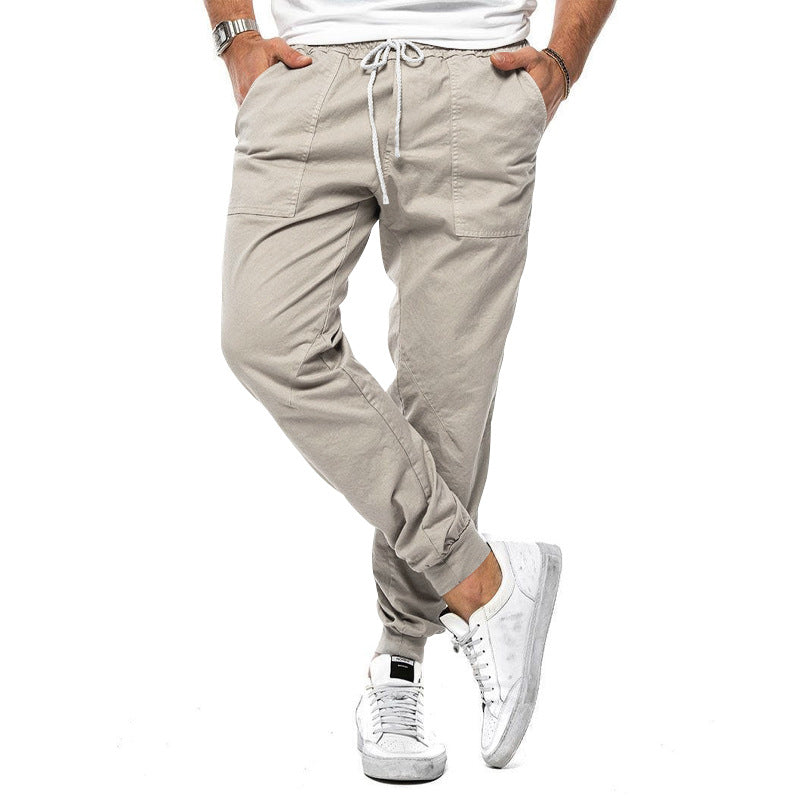 Slim Fit Drawstring Jogger Pants