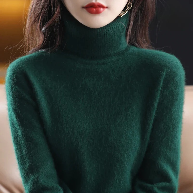 Classic Fitted Turtleneck Sweater – 16 Colors