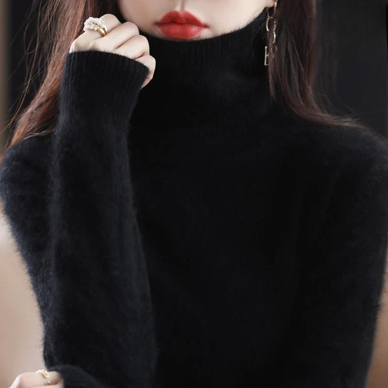 Classic Fitted Turtleneck Sweater – 16 Colors