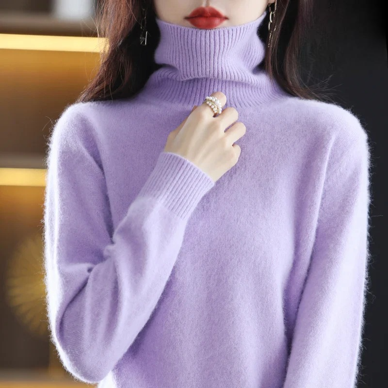 Classic Fitted Turtleneck Sweater – 16 Colors