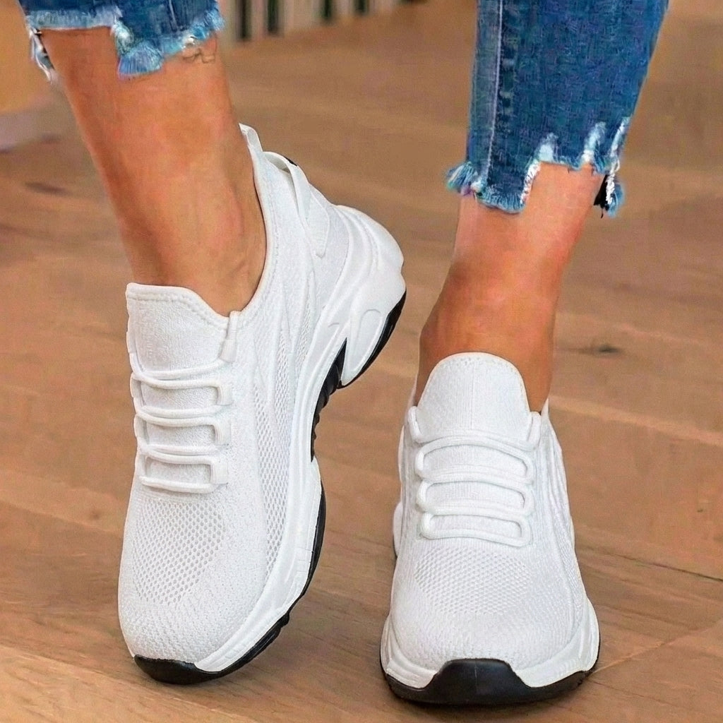 Chic Orthopedic Sneakers Two-Tone Design