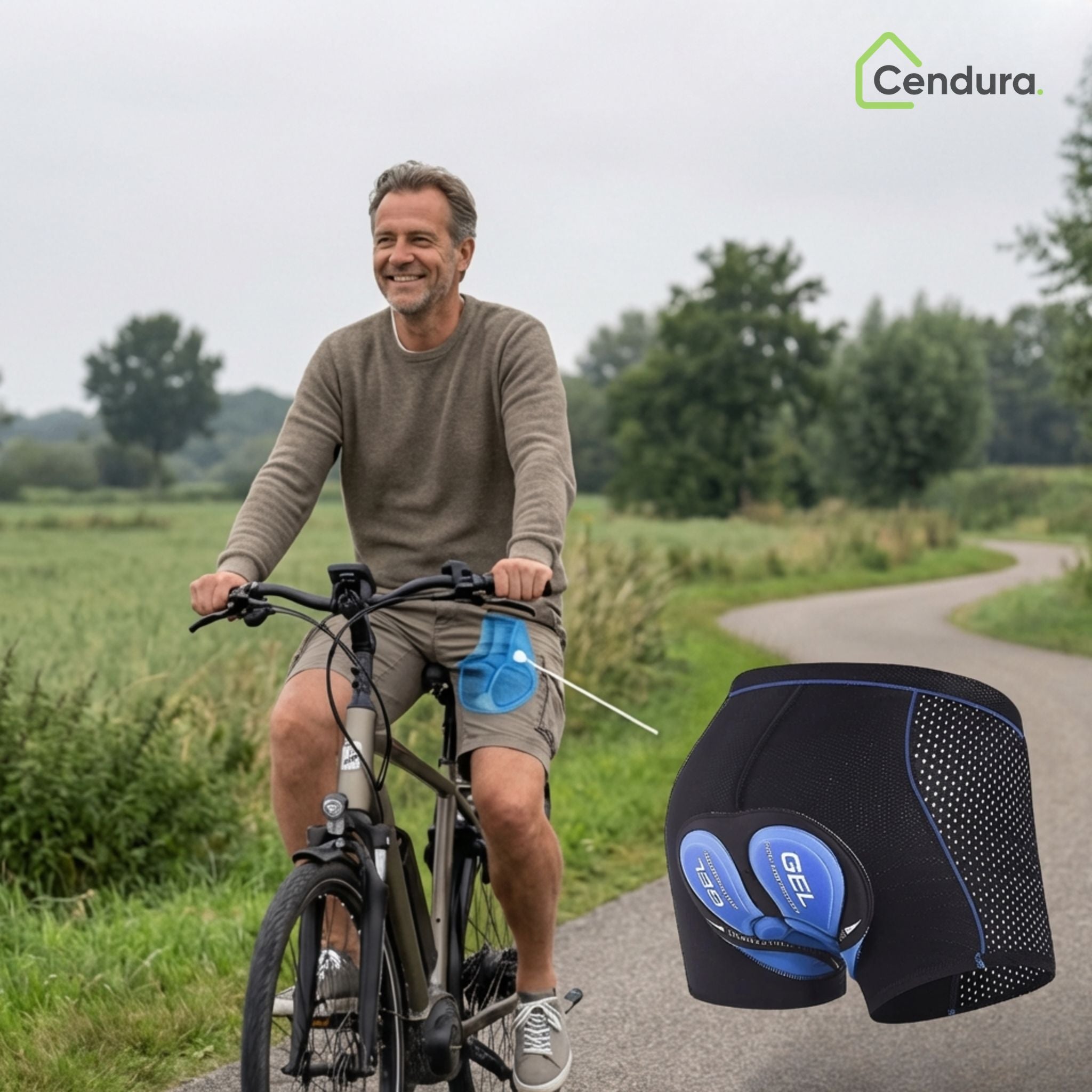Unisex Gel Padded Cycling Shorts to Wear Under Any Clothing