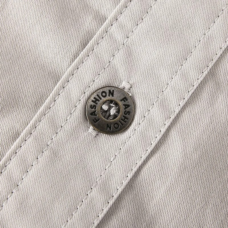 Reed Long Sleeve Button-Down Utility Shirt