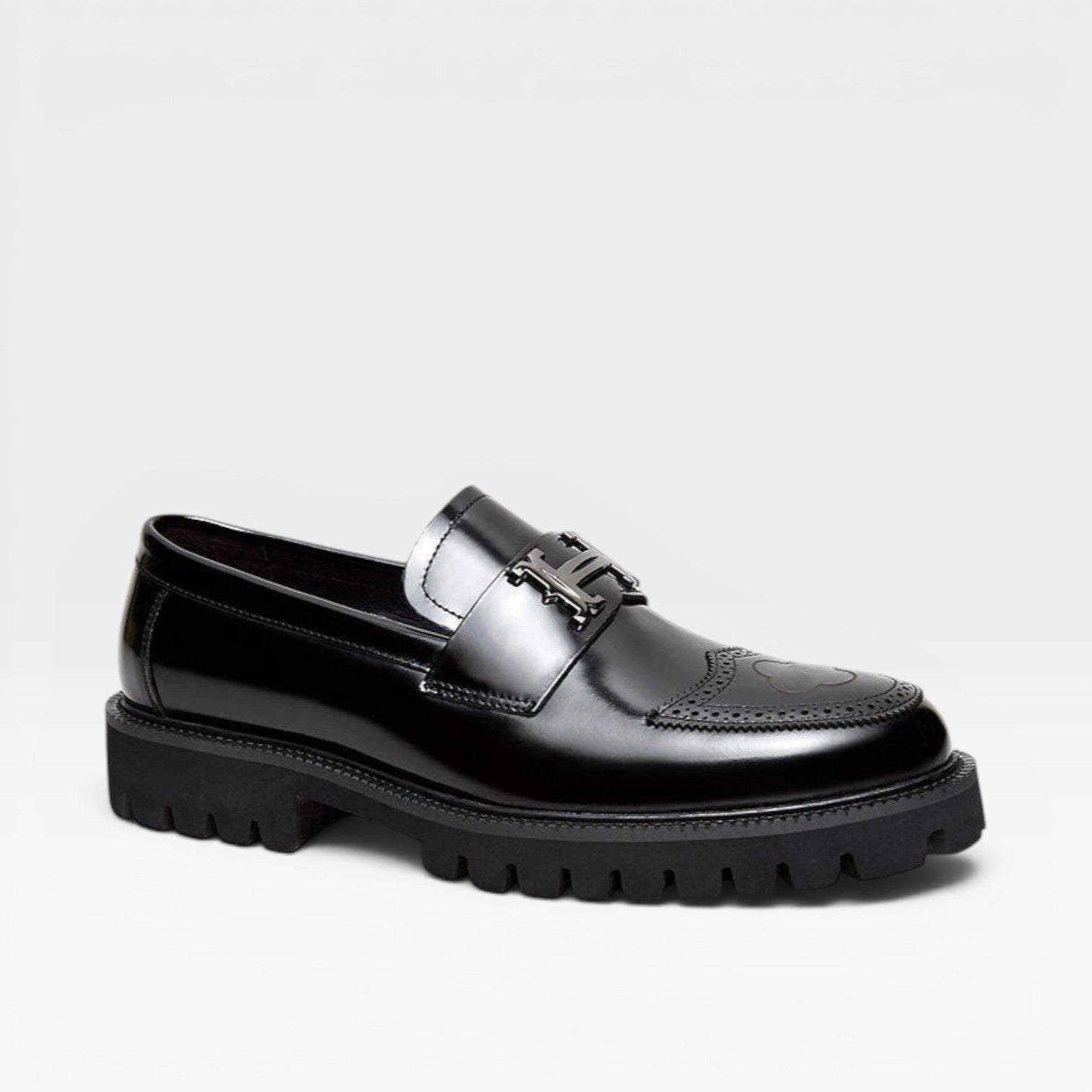 Modern Chunky Leather Loafers For Men