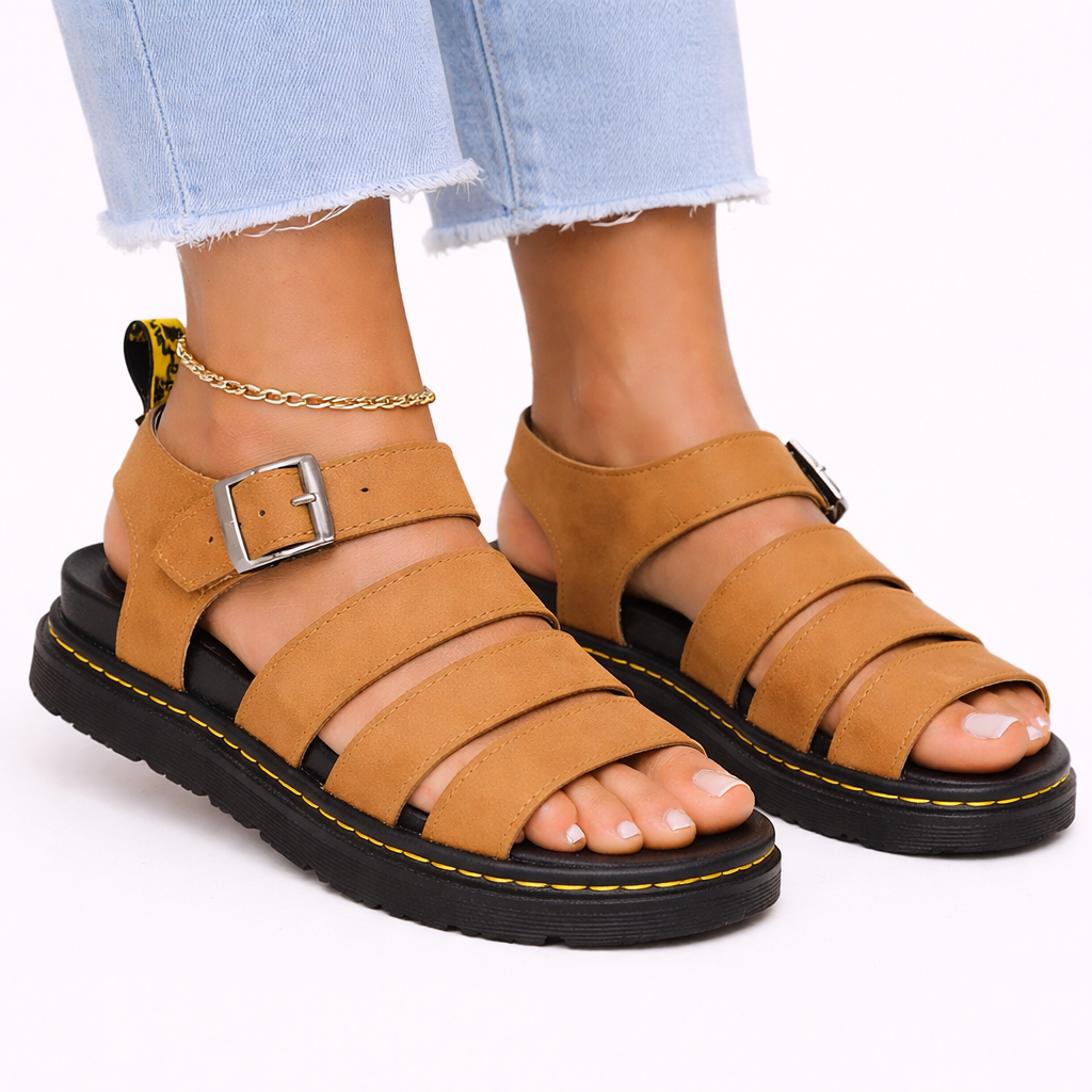 Chunky Platform Sandals for Women with Sturdy Sole