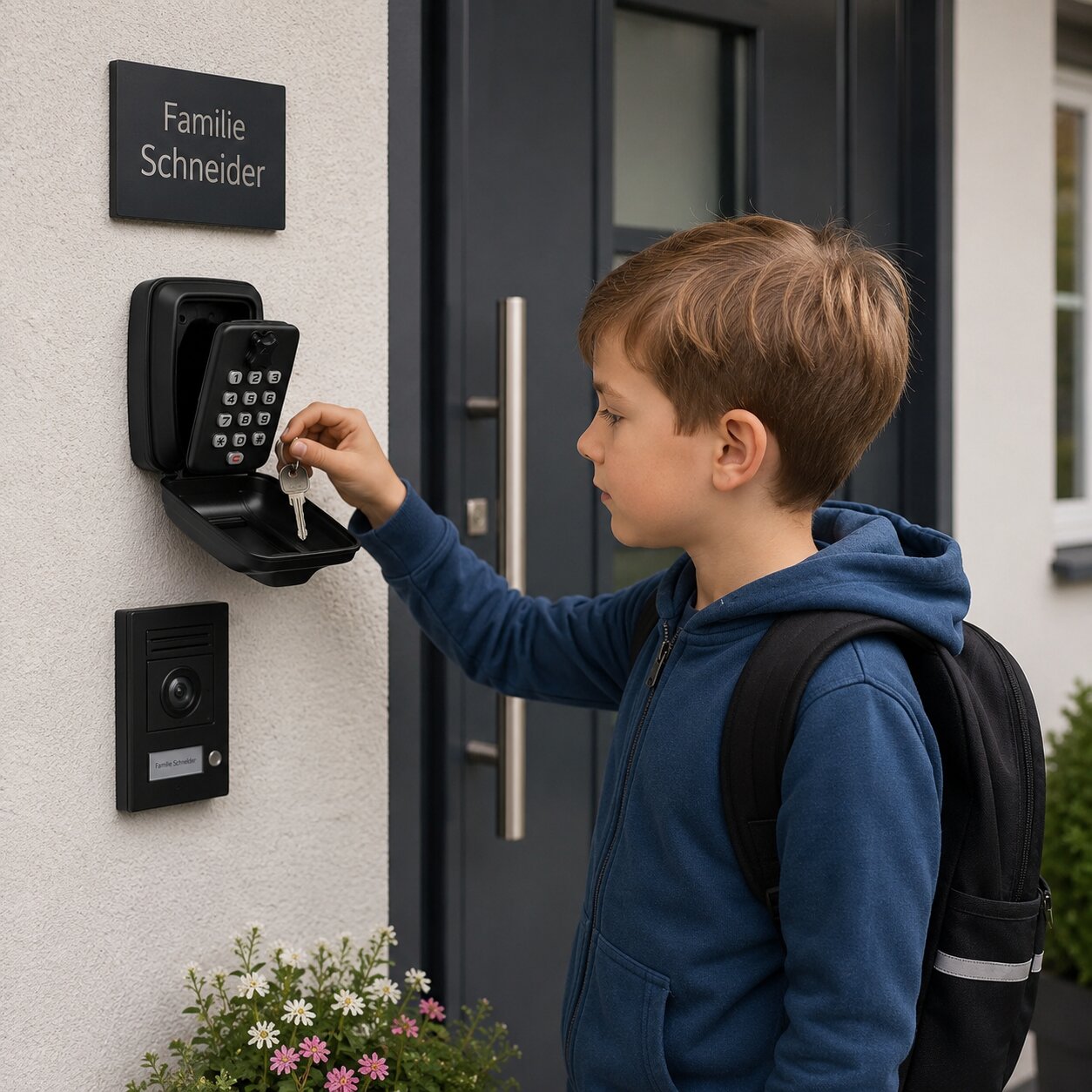 Outdoor Combination Key Safe Box with Adjustable Code