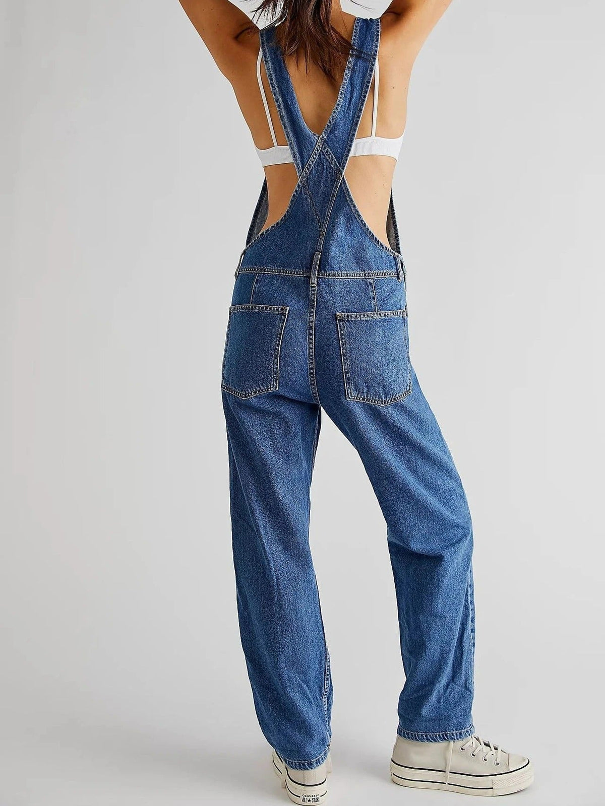 Esra Edgy Denim Overall