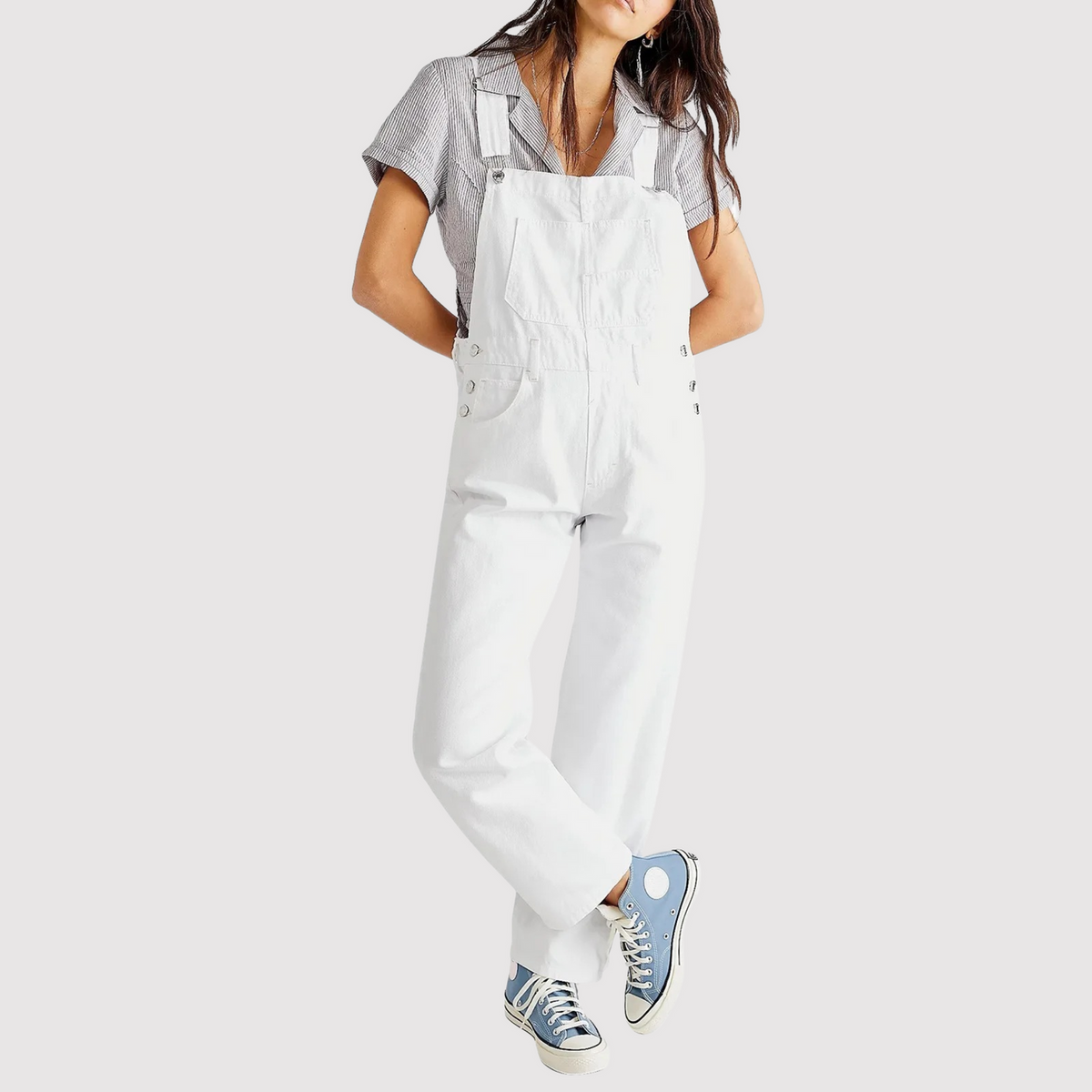 Esra Edgy Denim Overall