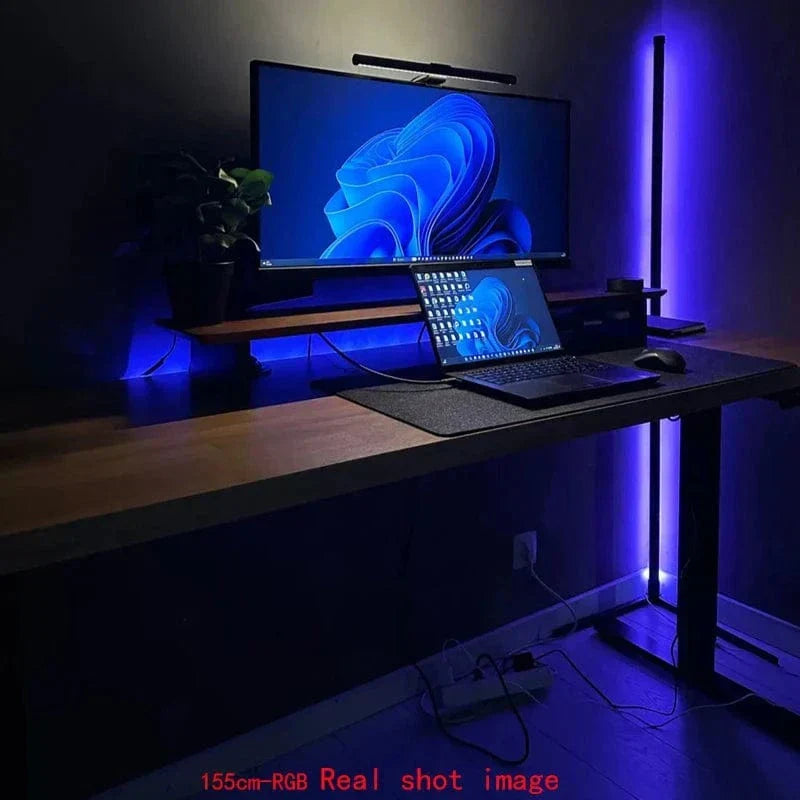 Sleek RGB Corner Lamp With Remote Control