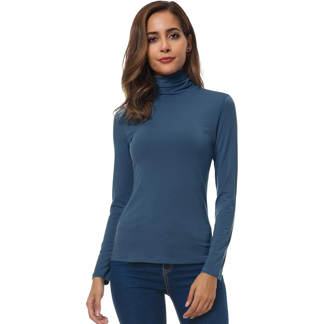 Petra Ribbed Slim Fit Turtleneck