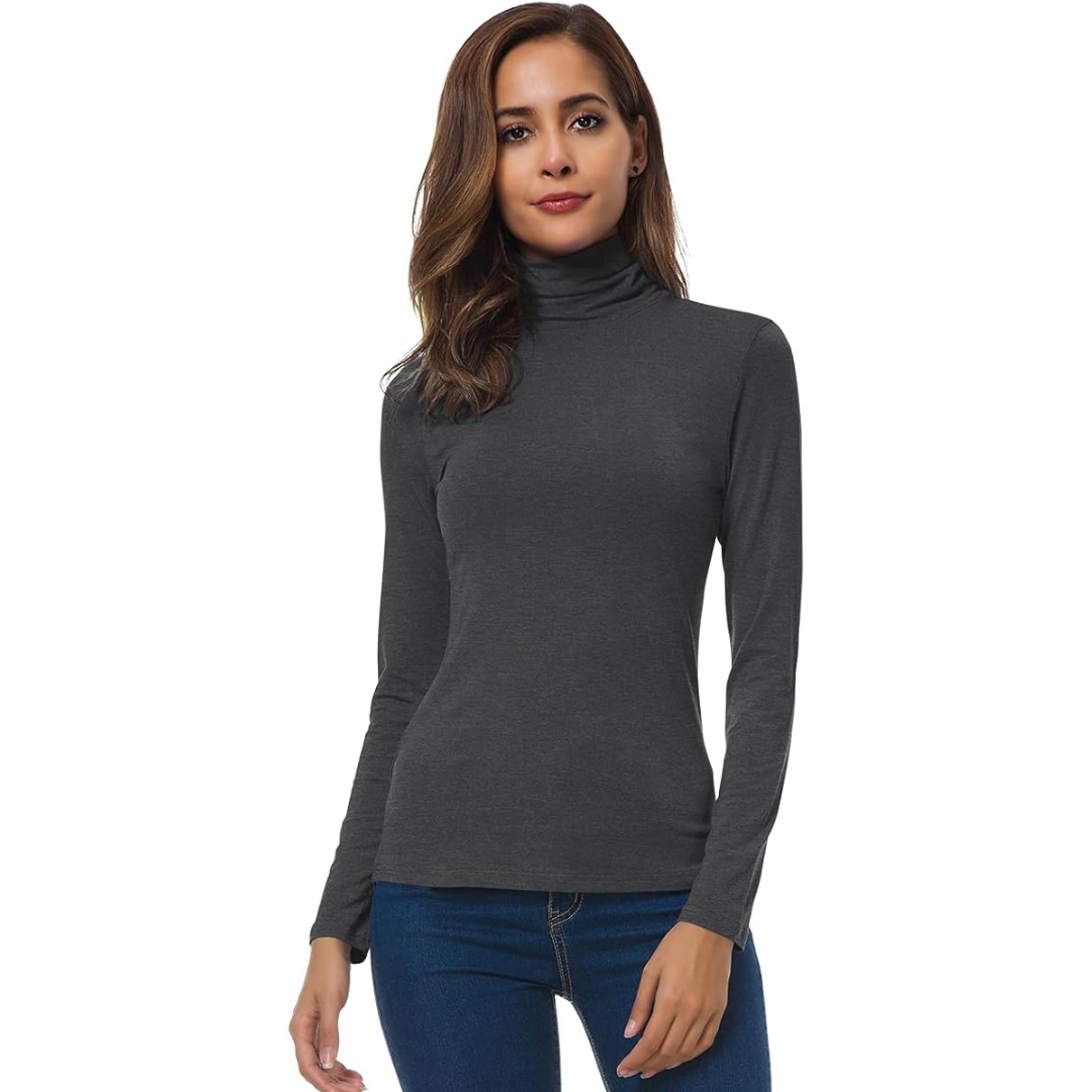 Petra Ribbed Slim Fit Turtleneck