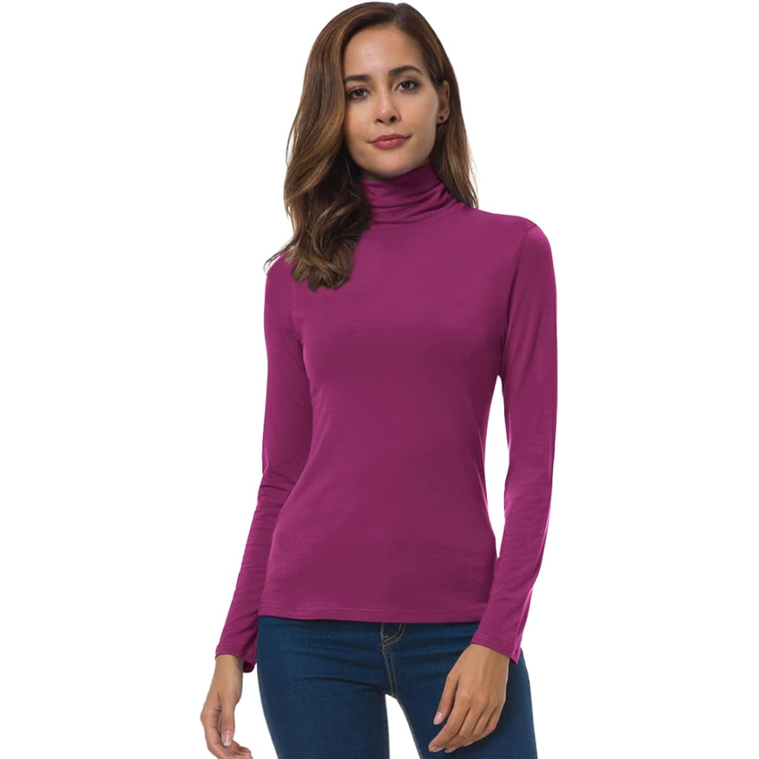 Petra Ribbed Slim Fit Turtleneck
