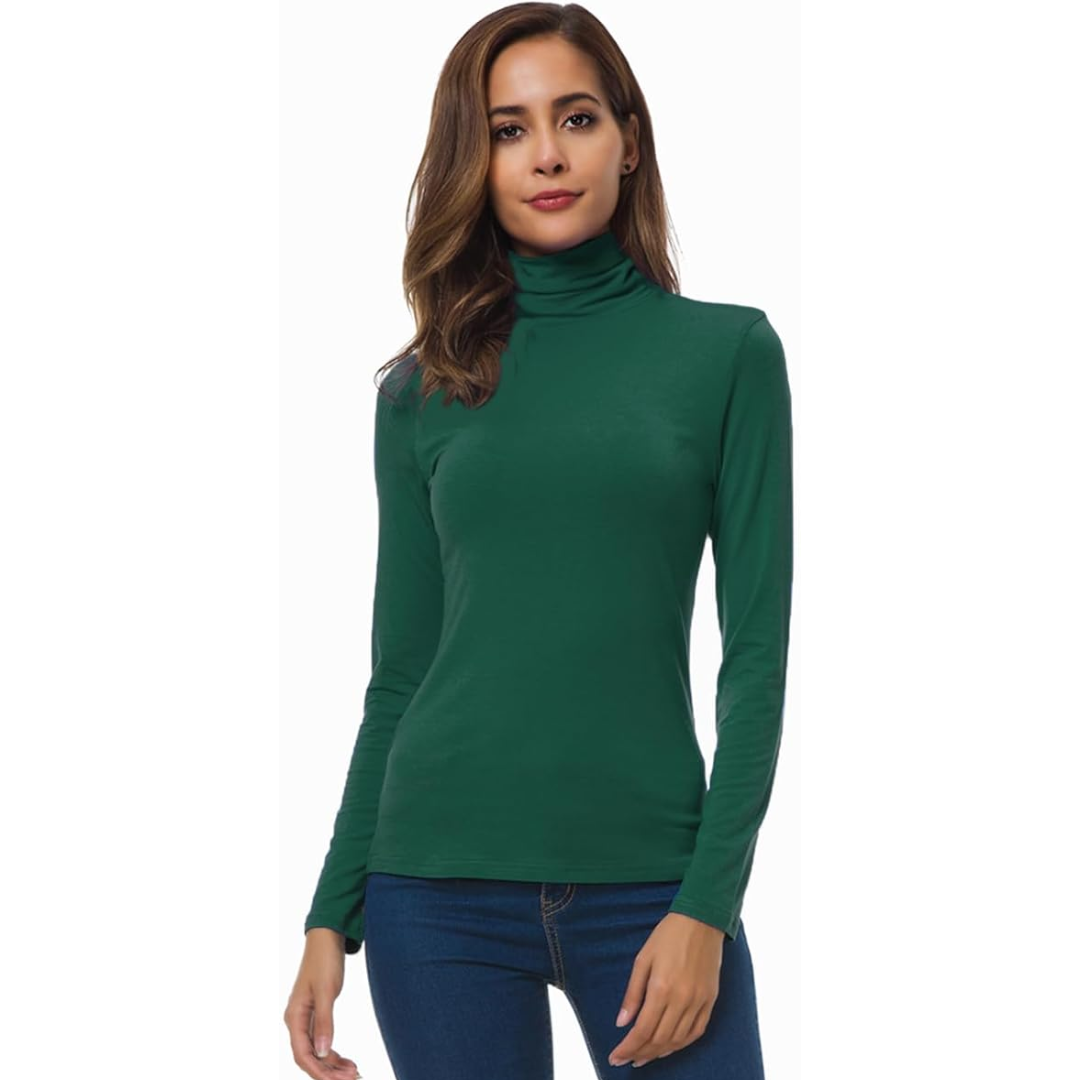 Petra Ribbed Slim Fit Turtleneck