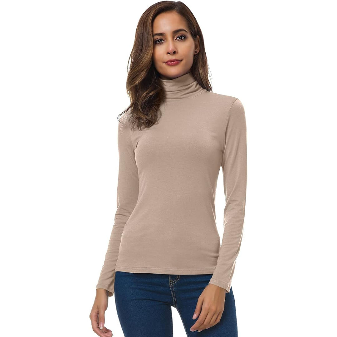 Petra Ribbed Slim Fit Turtleneck