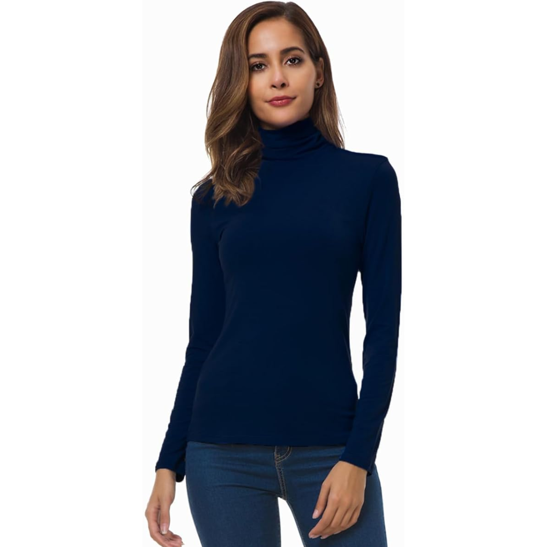 Petra Ribbed Slim Fit Turtleneck