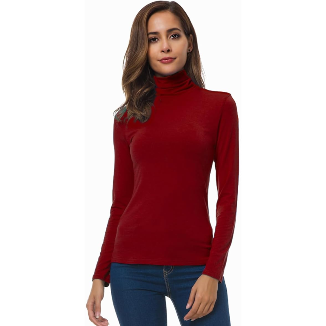Petra Ribbed Slim Fit Turtleneck