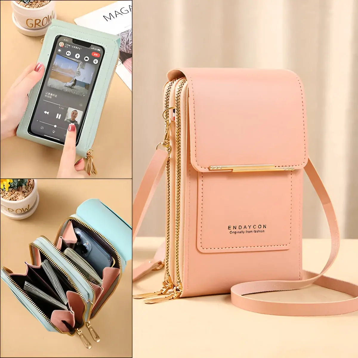 Soft Leather Anti-Theft Shoulder Bag