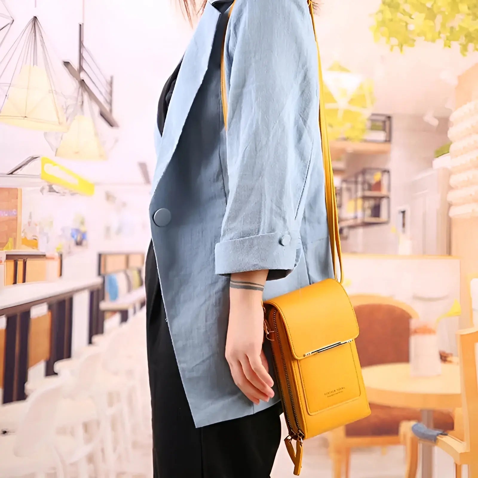 Soft Leather Anti-Theft Shoulder Bag