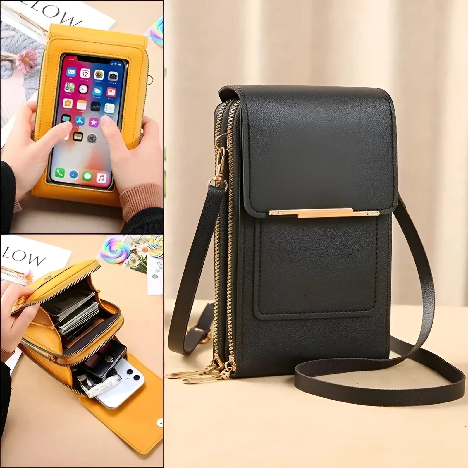 Soft Leather Anti-Theft Shoulder Bag