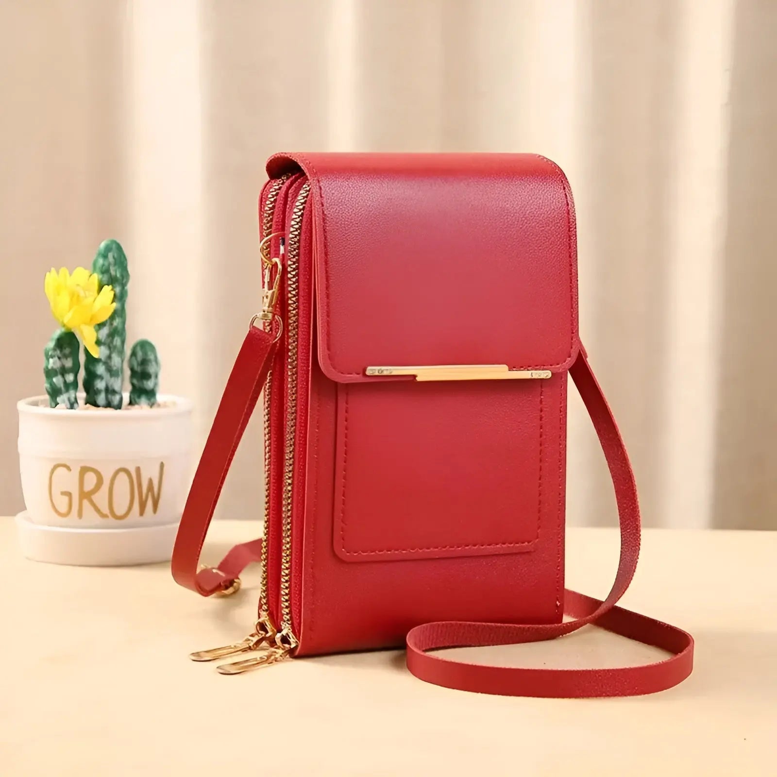 Soft Leather Anti-Theft Shoulder Bag