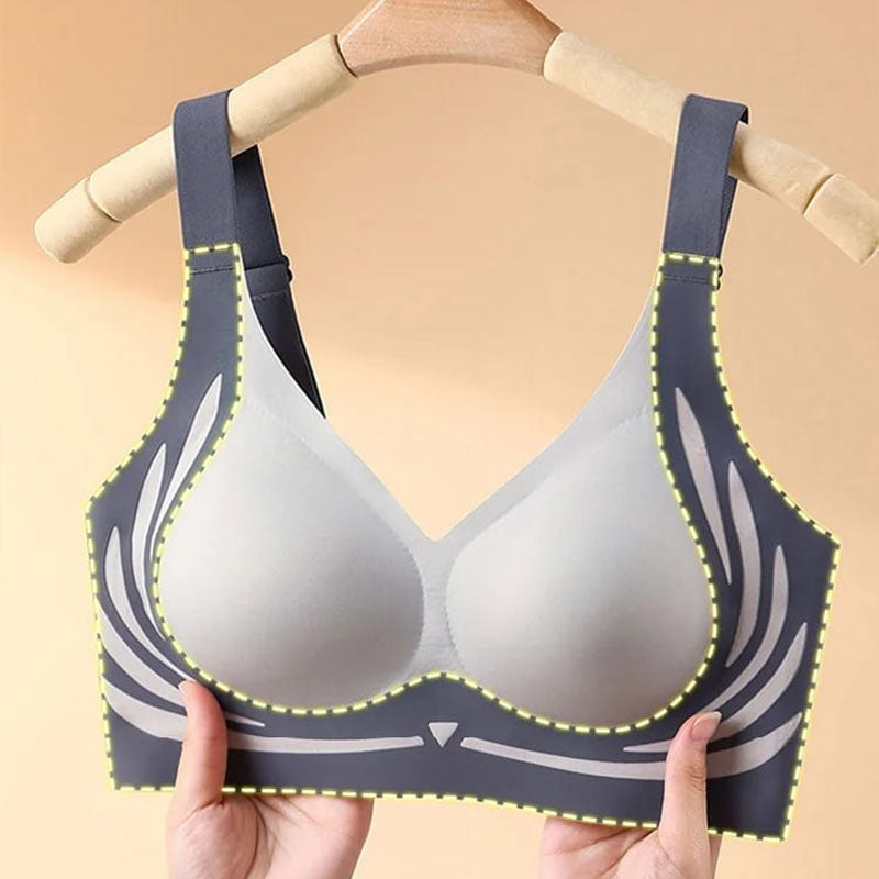 Lifting Wireless Push-Up Bra with Anti-Sagging Support