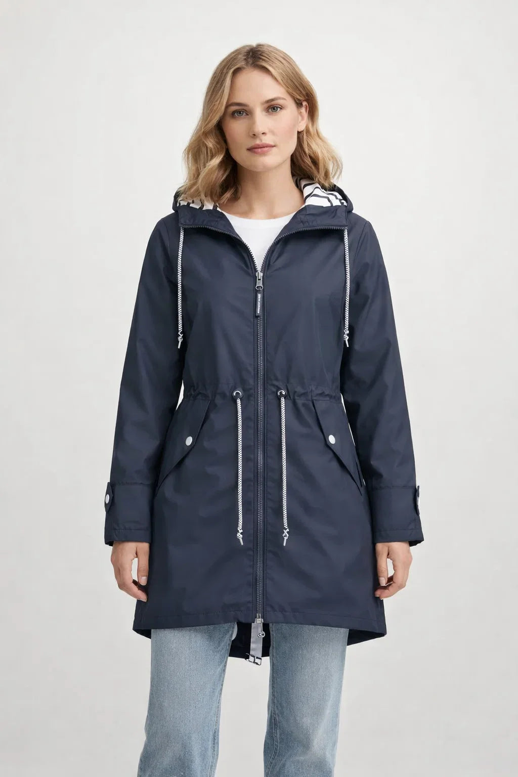 Lightweight Waterproof Hooded Women's Jacket