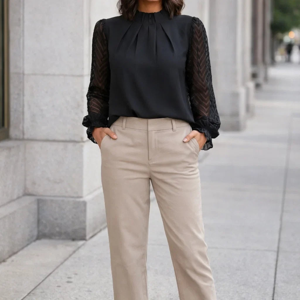 Versatile Patterned Women's Top for Any Occasion
