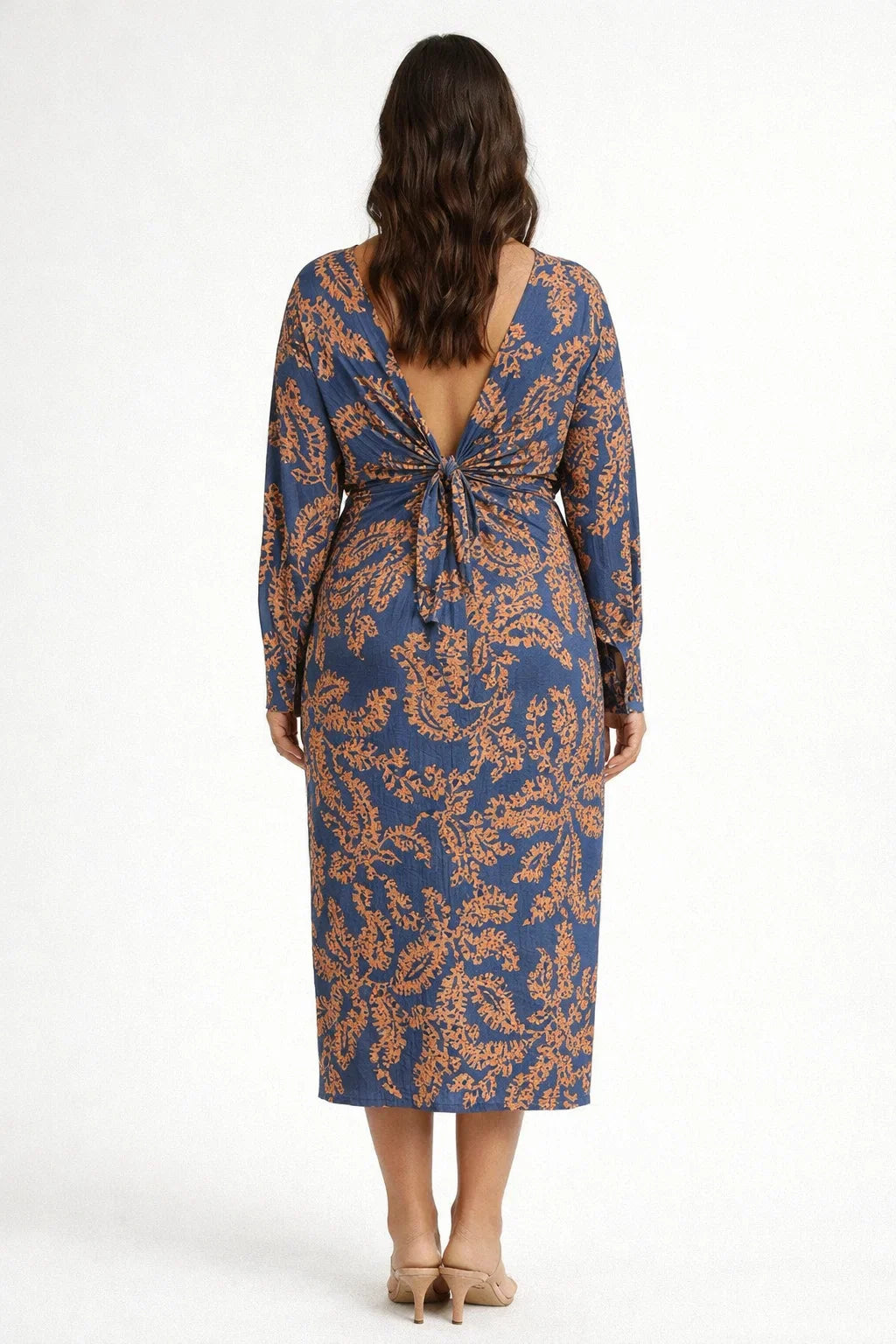 Boho Maxi Dress for Women - V-Neck Floral Flowing Casual Summer Dress