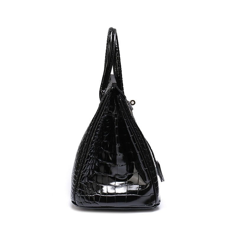 Leather Structured Shoulder Handbag