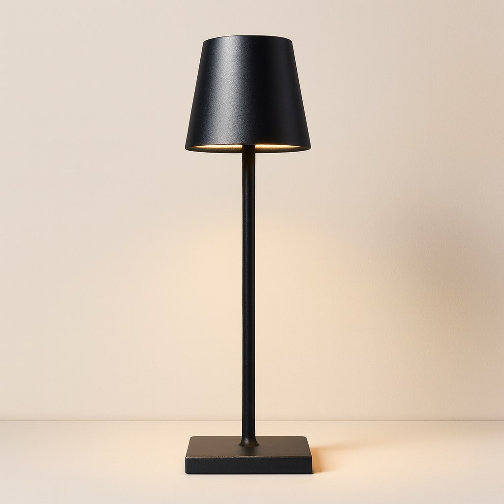 Cordless LED Table Lamp with Touch Dimmer and 16-Hour Battery