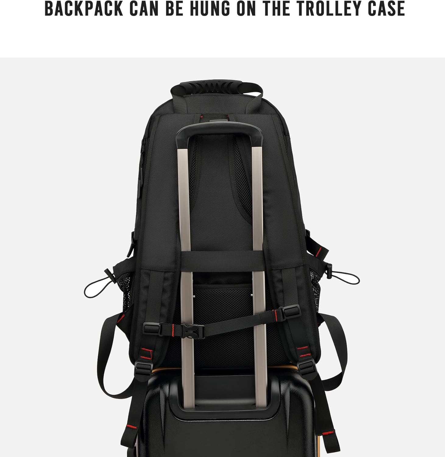 60L Expandable Travel Laptop Backpack