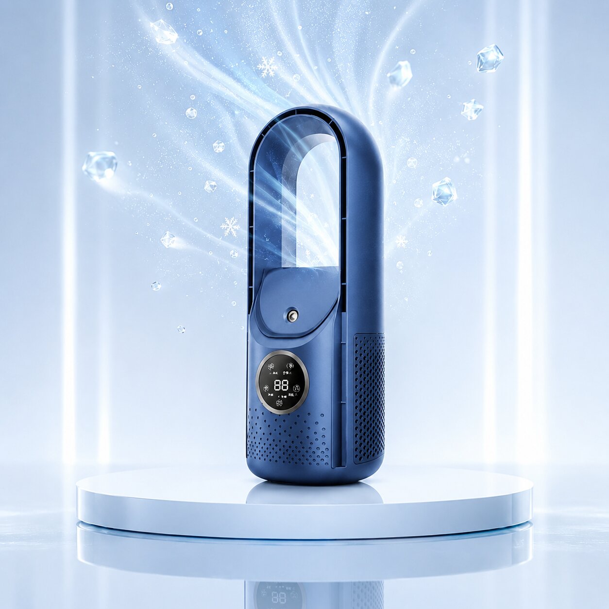 Bladeless Tower Fan with 6 Modes for Home and Office