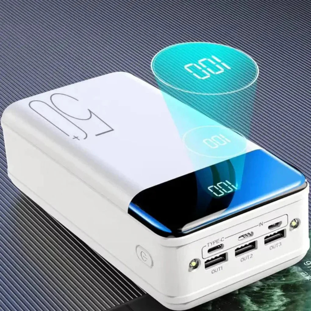 High-Capacity 50000mAh Power Bank