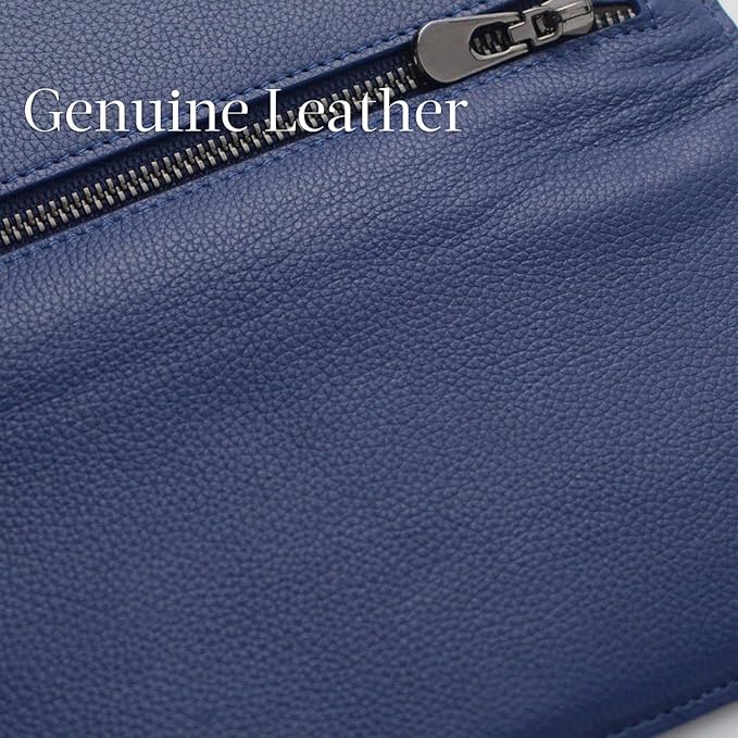 Ultra-Slim RFID Blocking Leather Card Wallet