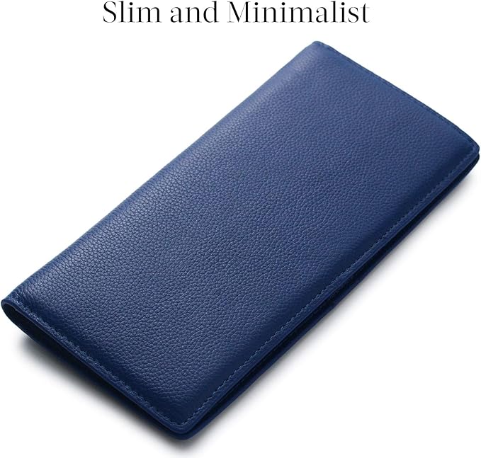Ultra-Slim RFID Blocking Leather Card Wallet