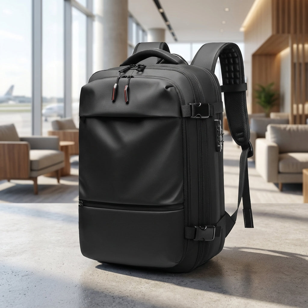 Compression Travel Backpack With Laptop Sleeve