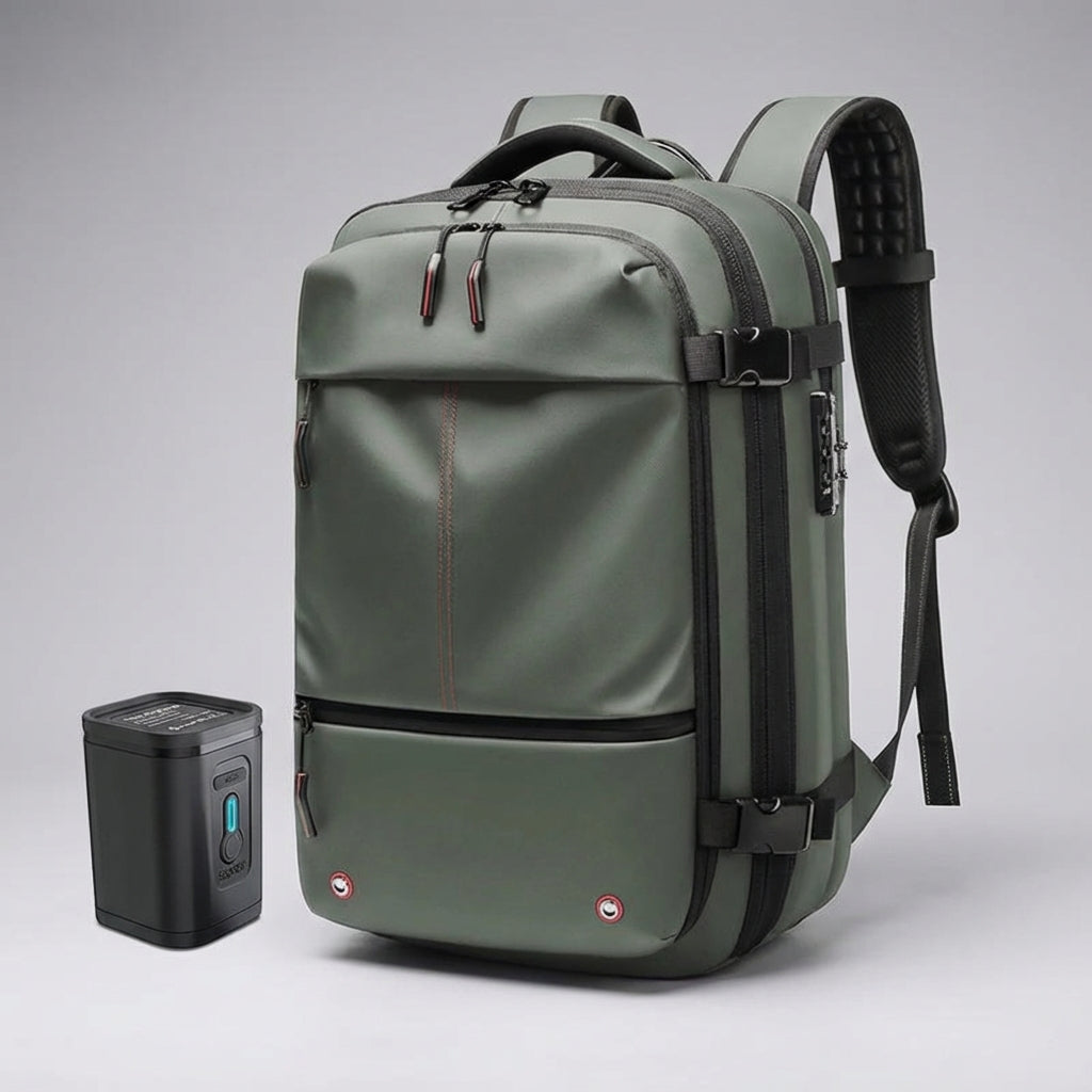 Compression Travel Backpack With Laptop Sleeve
