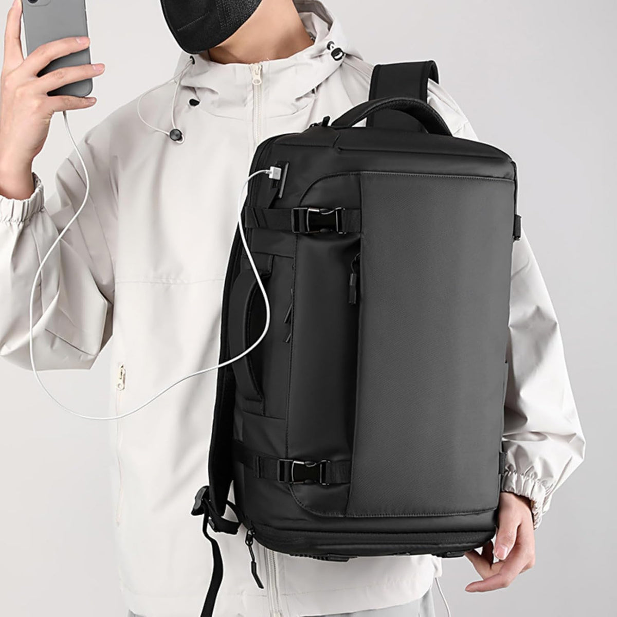 270-Degree Access USB-C Laptop Backpack