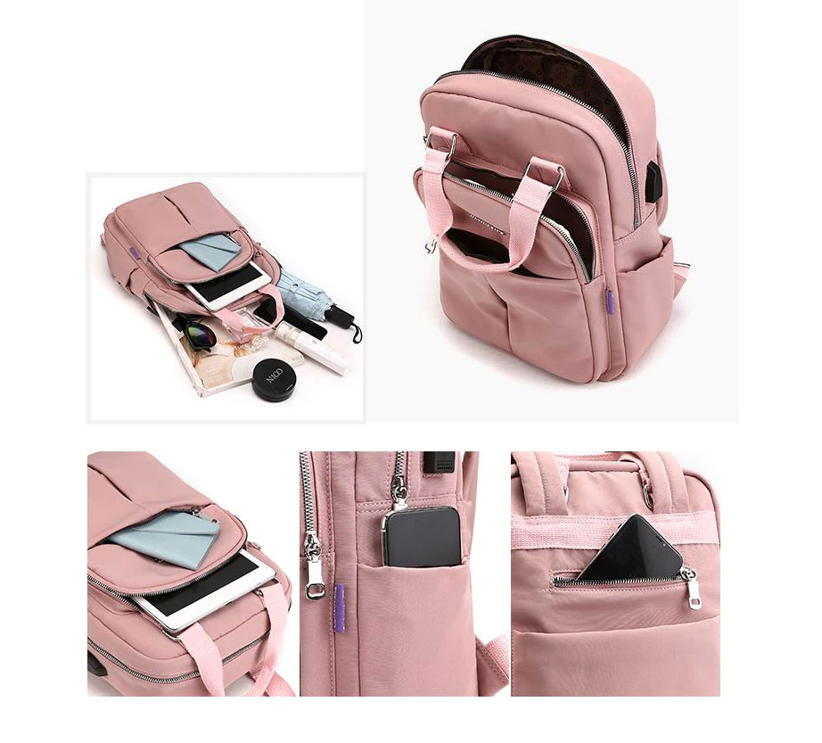 Water-Resistant Anti-Theft Backpack