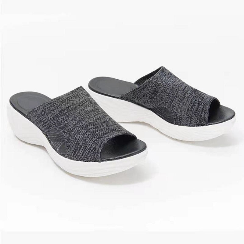 Extra-Cushioned Slip-On Sandals