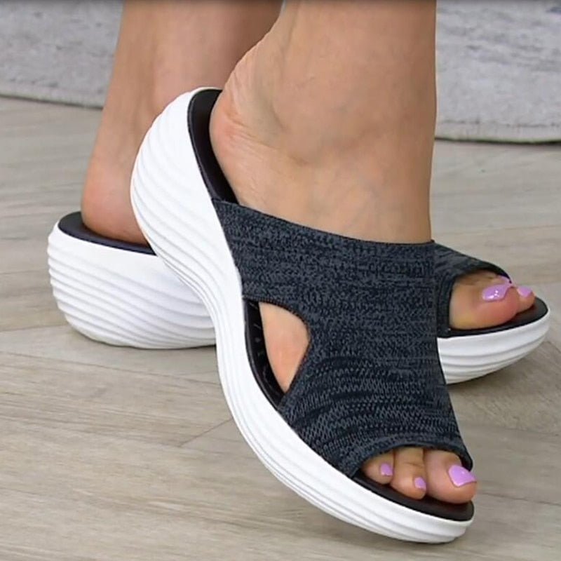 Extra-Cushioned Slip-On Sandals