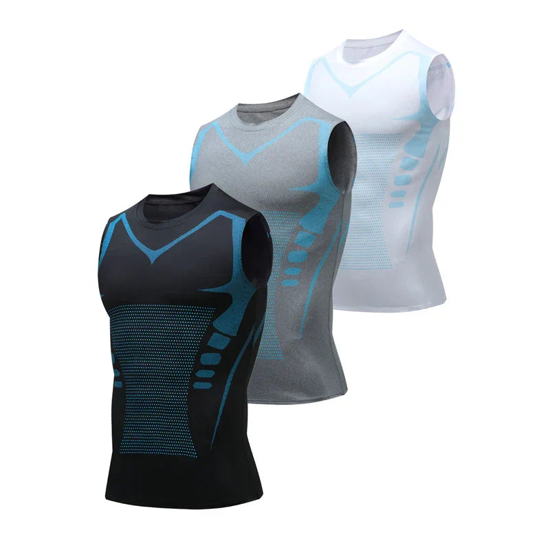 Men's Ionic Shaping Compression Vest | Body Sculpting Tank