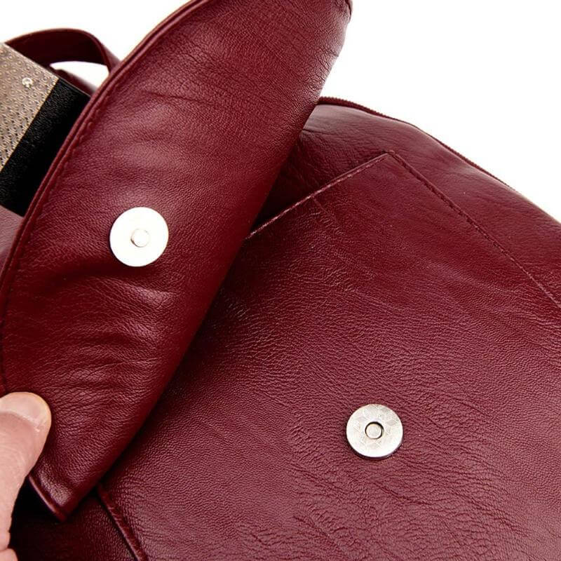 Water Resistant Premium Leather Backpack