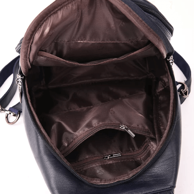 Water Resistant Premium Leather Backpack